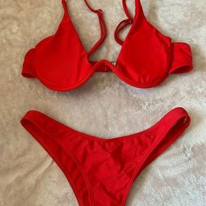 Red bikini